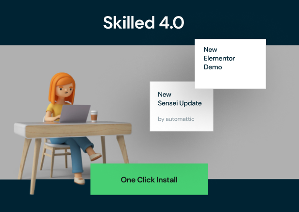 Skilled | School Education Courses WordPress Theme - 1